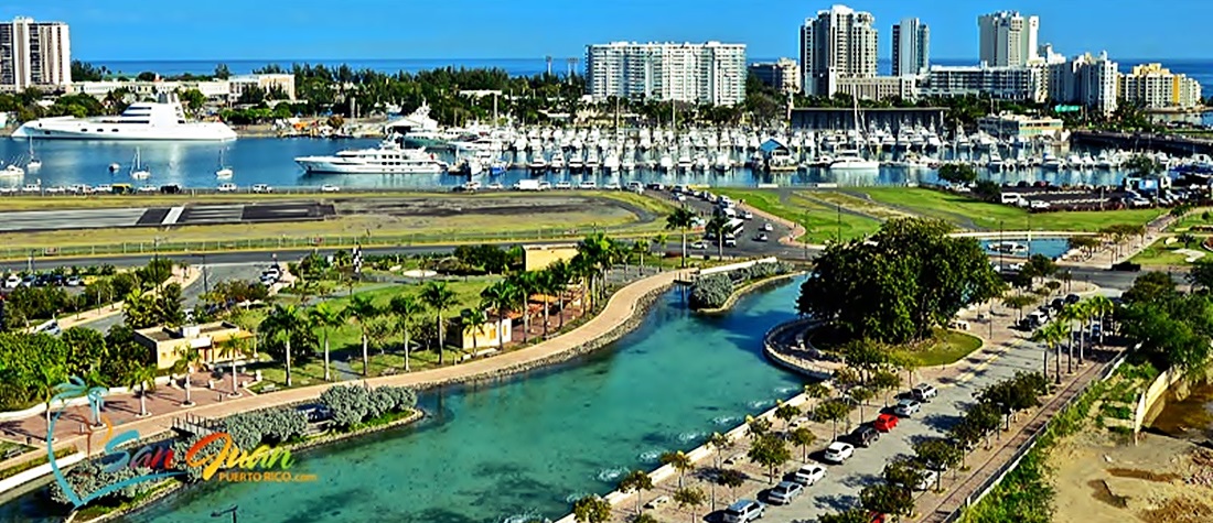 Vista aérea de Puerto Rico